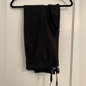 Black Med Couture scrub joggers